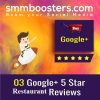 Buy Google Restaurant Reviews